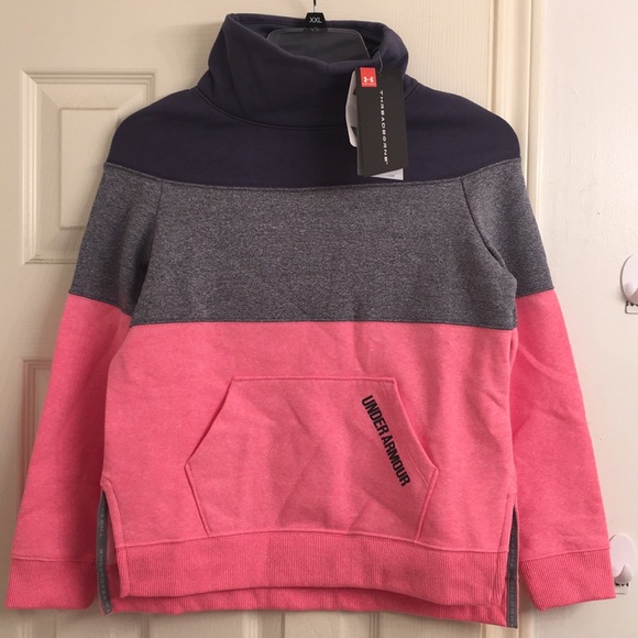 New Under Armour Girls turtleneck pullover - Picture 3 of 8